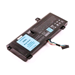 53924_GMBH, Battery for DELL Alienware 14 Series, A14 Series, Li-ion, 11,1V, 6220mAh, 69Wh, built-in, w/o tools