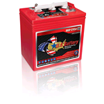 US 2000 XC2, US Battery Deep Cycle Battery 6V 220Ah (20hr.), Flooded Lead Acid (FLA) non-sealed (compatibile Trojan T105,T-105+)