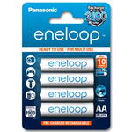 ENELOOP-2000/BL4 (BK-3MCCE/4BE), Panasonic Blister 4 batterie ricaricabili Ni-MH Stilo AA Eneloop 1,2V 2000mAh