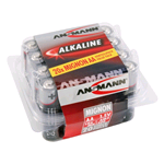 5015548, Ansmann Box di 20 pile alcaline Red Line Stilo AA LR6