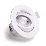 AIG003738, Faretto LED da incasso rotondo con angolo regolabile E6 DOWN LIGHT 7W 6000K Bianco Freddo 6500K 560 lm 220-240vac