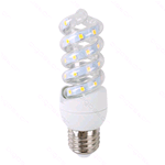 AIG183417, Lampadina a LED E27 Spirale 7W E27 Bianco Caldo 3000K, 600 lm 230Vac