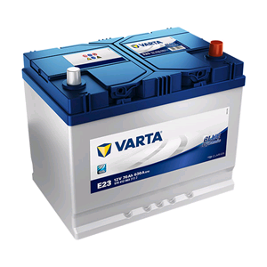 Vendita 570412063 (E23) VARTA, Batteria auto Varta 12V 70Ah 630A(EN), DX  (0), BLUE dynamic, Codice: E23 Varta - 570412063