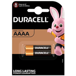 MX2500 Ultra Power, Duracell, Blister 2 AAA alkaline batteries, 1.5V. Equivalent: ANSI-25A, IEC-LR8D425, LR61