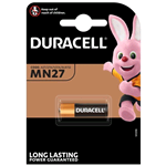 MN27 Duracell Blister 1pz. batteria Duracell alcalina 12 Volt MN27 per dispositivi di sicurezza