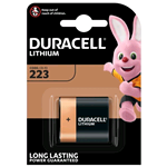 DL223 Ultra (CR-P2) Duracell Blister 1pz. batteria Duracell al litio DL223 per foto. IEC: CR-P2, 6V