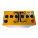 12XB150, batteria al piombo a piastra positiva Tubolare 12V 150Ah (20hr.), Acido libero (con tappi)