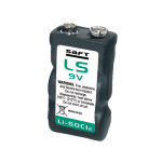 3LS14250 (LS 9V) SAFT, 9 Volt Batteria litio Primary lithium-thionyl chloride (Li-SOCI2), size 9V, 9 Volt 1,20Ah