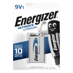 9V-LITHIUM, L522 ENERGIZER Blister 1 pila litio size 9 Volt, Transistor, E-Block NON ricaricabili Lithium. compatibile Logisty, Daitem, Diagral, Hager BATLi10