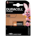 DL123, Duracell Blister 1pcs. Duracell lithium battery DL123 ( CR123 ) for photos