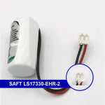 SAFT LS17330-EHR2 Batteria litio, Primary lithium-thionyl chloride 3.6V 2100mAh. Size: 2/3A + cavo e conn. EHR-2