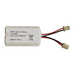 2LS14500-AGV, SAFT Lithium 3.6V 5.2Ah battery pack with 2 single 3.6V outputs (dual power supply)
