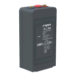 FLL2-300 FAAM, AGM VRLA Hermetic Rechargeable Lead Acid Battery 2V 300Ah M8, flat plate. Life expectancy: Eurobat Long Life (> 12 years)