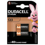 DL123-BL2 Ultra Duracell Blister 2 pz. batteria Duracell al litio DL123 ( CR123 ) per foto