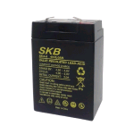 SKB SK4-6, Batteria AGM ermetica ricaricabile al piombo 4V 6Ah. Term. Faston 4,8mm.