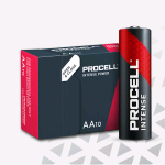 PC1500-INT-BOX10, Procell, Pila alcalina INTENSE POWER size AA Stilo LR6 1,5 Volt Box da 10 pz.