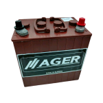 AGR875, Batteria AGER Deep Cycle Battery 8V 170Ah (20hr.), Flooded Lead Acid (FLA) non-sealed (compatibile Trojan T875, T-875, Us Battery US8VGCEXC2) 