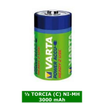 56714101111, Varta LongLife Accu Box 20 Batterie Ricaricabili NI-MH 1,2V 3000mAh size C 1/2 Torcia con tecnologia Ready 2 Use