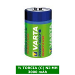 56714101111, Varta LongLife Accu Box 20 Rechargeable Batteries NI-MH 1.2V 3000mAh size C 1/2 Torch with Ready 2 Use technology