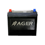 D26-80SSMF, AGER, Batteria avviamento per mezzi Giapponesi sigillata MF 12V 80Ah 600A EN A SX, Polo grande. Dim.26x17xH.22,5cm