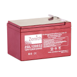 ZGL120032, Batteria Zenith ZGL120032 sigillata AGM serie ZGL 12V 12 Ah/20h. Faston 6,3mm.