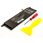 54007_GMBH, Battery similar ASUS X453, X553, Li-Polymer, 7,6V, 3950mAh, 30,0Wh, built-in, w/o tools