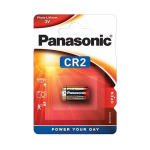 CR2-BL1, Blister 1 batteria Panasonic Lithium CR2, 3 Volt.