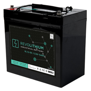 Vendita RL12-55, Relion, Batteria Litio LiFe-Po4 REVOLITHIUM 12V 55Ah,  Term. M6, Peso: 6,8Kg. REVOLITHIUM - RL12-55