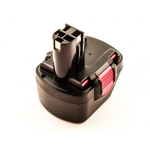 82355_GMBH, Battery for BOSCH GSR 12 VE-2, GSB 12 VE-2, NiMH, 12V, 2500mAh