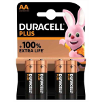 MN1500PLUS, Duracell Plus Extra Life Blister 4 pile Alcaline AA, Stilo, LR06