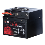 ZLI012035, Zenith Lithium, batteria litio ricaricabile LiFePO4 12,8V 50Ah. completo di elettronica di controllo PCM/BMS