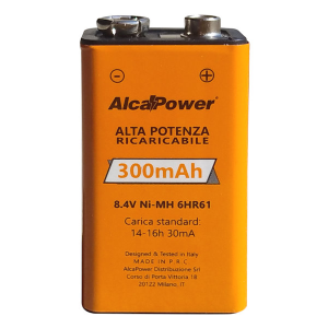 ACCU RECHARGEABLE 9V Ni-Mh 320mAh