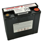 SPARK 600, batteria AGM ermetica, griglie sottili in piombo puro-stagno ad alto spunto di avviamento 12V 16Ah.(10hr) 680A PHCA (5 sec.), Term. M6F
