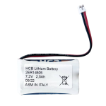 2ER14505-ELMO, batteria litio 7,2V 2,6Ah Primary lithium-thionyl chloride (Li-SOCl2), NON ricaricabile