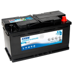 EP800, Batteria EXIDE Dual AGM 12V 95Ah 850A Polo Positivo DX Dimensioni: 353x175x190mm