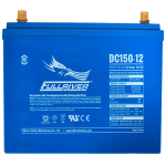 DC150-12, FULLRIVER Batteria Deep Cycle AGM DC Series, 12V 135Ah (C20). Dim.327x172xH.294mm. Terminal: M8