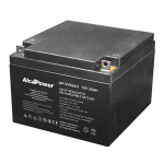 ALC12-26 (204046), Batteria AGM Ermetica Ricaricabile Piombo 12V  26Ah. Alcapower