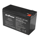 ALC12-7,2 (204033), Batteria AGM Ermetica Ricaricabile Piombo 12V  7,2 Ah, Faston 4,8 mm. Alcapower