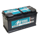 CL100 (600.038.081), Batteria auto MIDAC Celeris 12V 100Ah 810A Polarità DX(0). Dim. 353x175x190mm