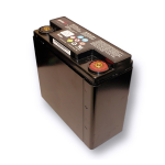 G12V16AH10EP-X, batteria AGM VRLA ermetica, griglie sottili in piombo puro-stagno ad alto spunto di avviamento 12V 16Ah.(10hr) 675A PHCA (5 sec.), Term. M6F con OPZIONE X Involucro esterno robusto in acciaio (Metal Jacket) per impieghi gravosi