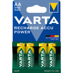 56706(R6/AA-2100), VARTA-2100MAH-BL4, Blister 4pz. batterie Ricaricabili Ni-MH Stilo AA 2100mAh Varta LongLife "Ready to use"