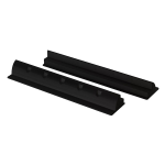 800114, Montaggi laterali da 680mm, 2 pezzi/kit. Colore: nero. Dimensioni: 680x105x60mm.