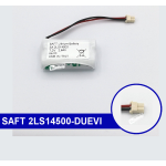 SAFT 2LS14500-DUEVI Pacco batteria SAFT Litio 7,2V 2,6Ah compatibile con batteria DUEVI