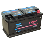 00A52 FAAM, Batteria AGM Start&Stop 12V 100Ah 850A (EN), DX (0). Dim.35,2x17,5xH.19cm