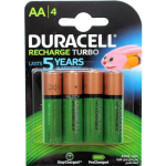 HR6-2500/BL4 (DX1500-AA) Duracell Duralock  Blister 4pz. Batteria Ricaricabile Ni-MH AA 2500mAh.