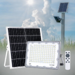 23875720, SOLAR LED PRO 100, Faro LED Solare da esterno 2000LM con pannello fotovoltaico monocristallino