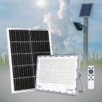 23875730, SOLAR LED PRO 300, Faro LED Solare da esterno 3700LM con pannello fotovoltaico monocristallino