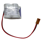 BR-2/3AGCT4A, Panasonic, 6V 2900mAh. batteria per PLC GE Fanuc A98L-0031-0025 con connettore VTP