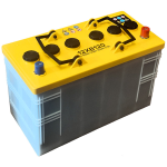 12XB120, batteria al piombo a piastra positiva Tubolare Corazzata 12V 120Ah (20hr.), Acido libero (con tappi)