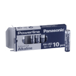 LR03AD/10BB Panasonic Industrial, Box 10 pile Alcaline size AAA LR03 MiniStilo